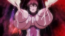big tits anime fighter falls in a sex trap and get fucked alien
