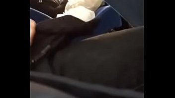 public bus handjob front of asien women
